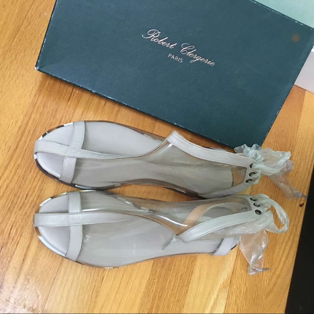 Robert Clergie "Greek Vinyl Flat Booties" - NEW!